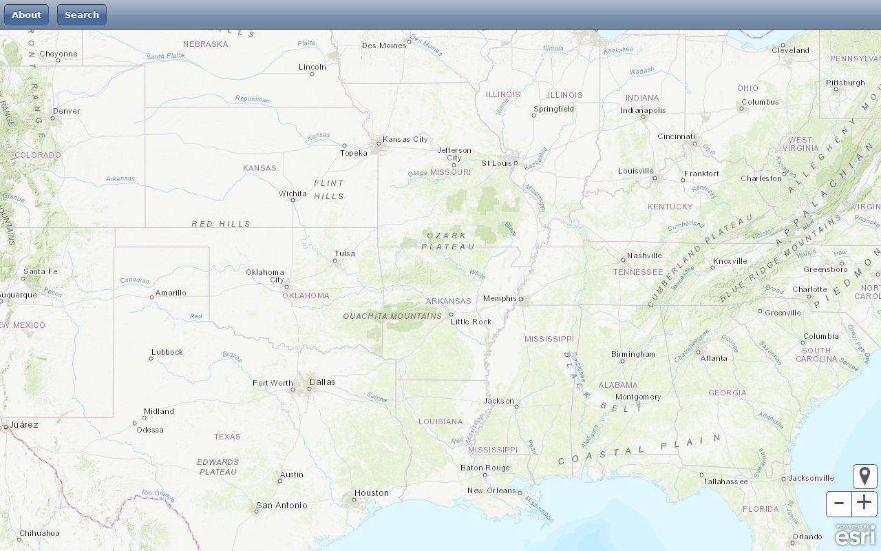 Clinton County sex offender proximity search map on the Missouri registry